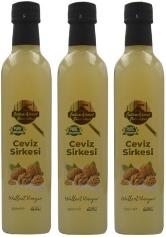 Tarihi Sultan Ahmet Baharatçısı Ceviz Sirke 3x500 ml