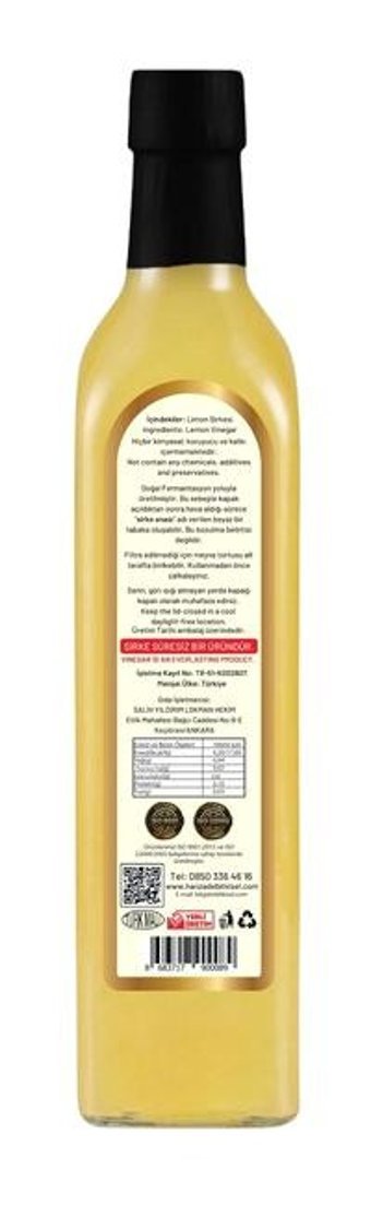 Hanzade Bitkisel Limon Sirke 3x500 ml