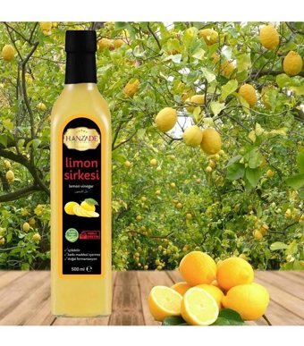 Hanzade Bitkisel Limon Sirke 3x500 ml