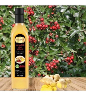 Hanzade Bitkisel Alıç Sirke 2x500 ml