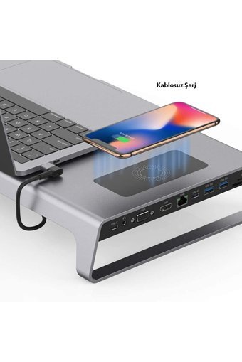 Techmaster Metal Taşınabilir Laptop Standı