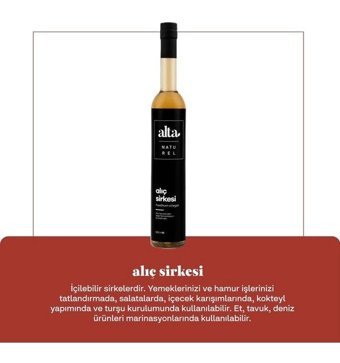 Alta Naturel Alıç Sirke 500 ml