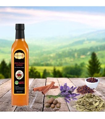 Hanzade Bitkisel Dört Hırsız Sirke 6x500 ml