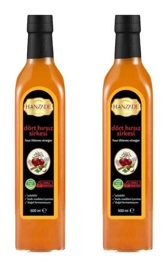 Hanzade Bitkisel Dört Hırsız Sirke 2x500 ml