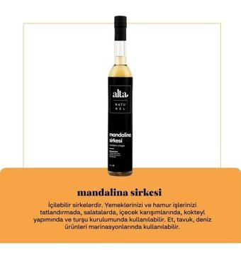 Alta Naturel Mandalina Sirke 500 ml