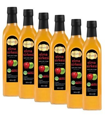 Hanzade Bitkisel Elma Sirke 6x500 ml