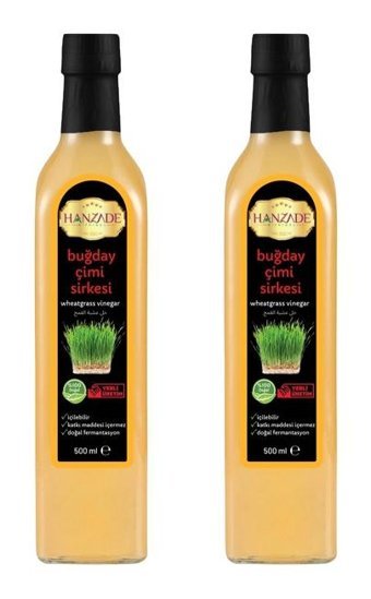 Hanzade Bitkisel Buğday Çimi Sirke 2x500 ml