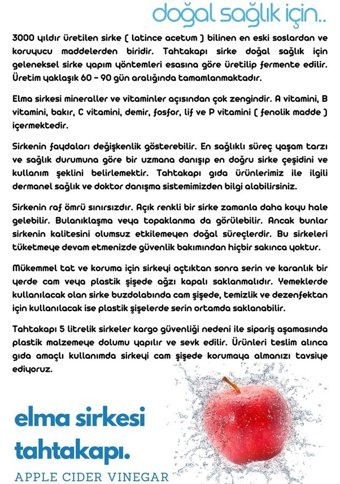 Tahtakapı Elma Sirke 500 ml