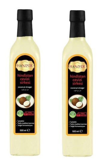 Hanzade Bitkisel Hindistan Cevizi Sirke 2x500 ml