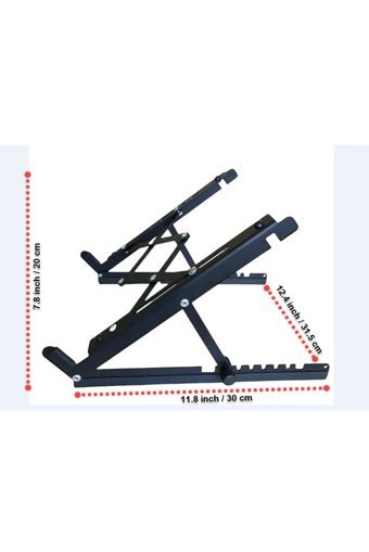 Yumer Katlanabilir Çelik Dikey Ayarlanabilir Taşınabilir Ayaklı Hareketli Laptop Standı