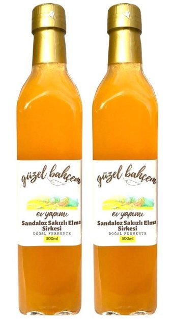 Güzel Bahçem Elma - Sandaloz Sirke 2x500 ml