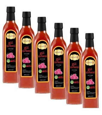 Hanzade Bitkisel Gül Sirke 6x500 ml