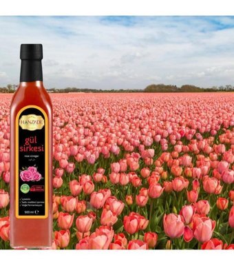 Hanzade Bitkisel Gül Sirke 6x500 ml