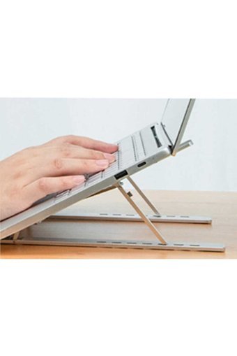 Technomen Katlanabilir Metal Dikey Ayarlanabilir Taşınabilir Ayaklı Hareketli Laptop Standı