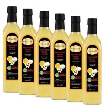 Hanzade Bitkisel Limon - Sarımsak Sirke 6x500 ml
