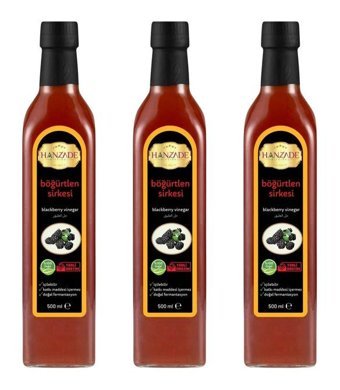 Hanzade Bitkisel Böğürtlen Sirke 3x500 ml