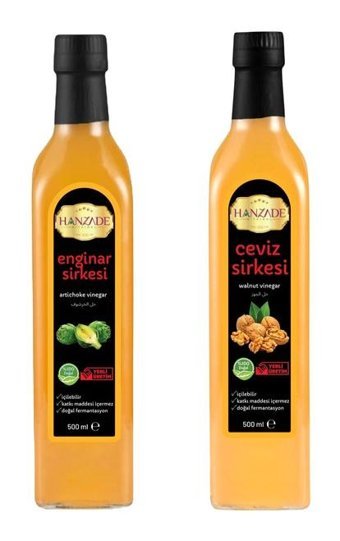 Hanzade Bitkisel Ceviz - Enginar Sirke 500 ml