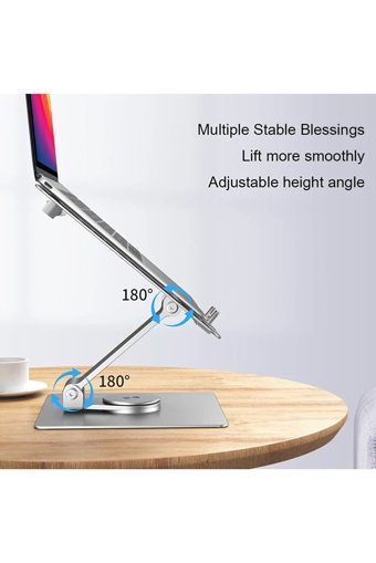 Dexmon Metal Dikey Soğutuculu Taşınabilir RGB Laptop Standı