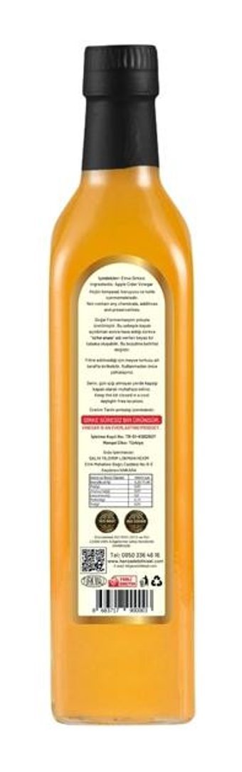 Hanzade Bitkisel Elma Sirke 500 ml
