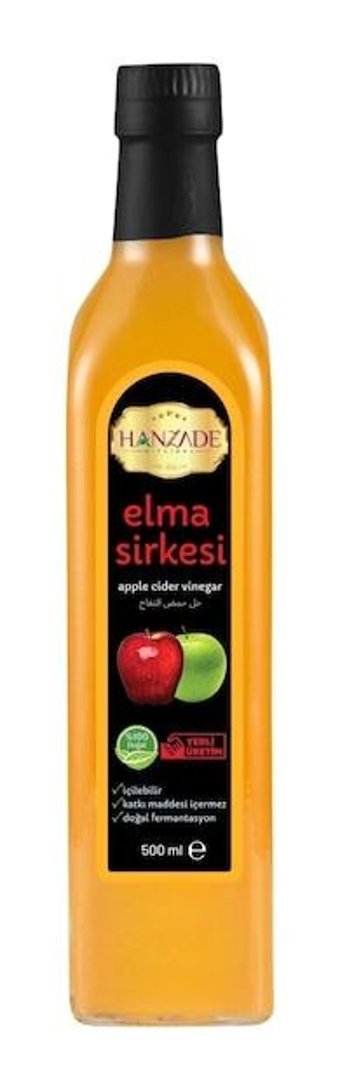 Hanzade Bitkisel Elma Sirke 500 ml