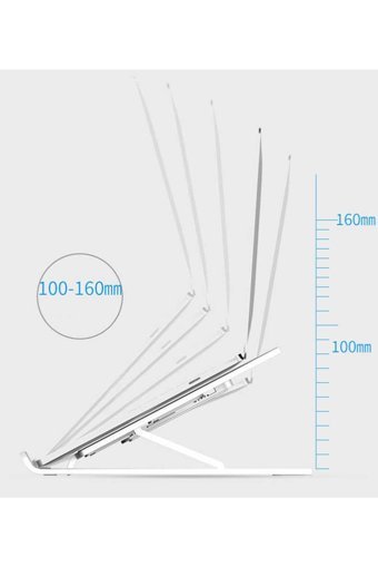 Canpay Katlanabilir Alüminyum Dikey Ayarlanabilir Taşınabilir Ayaklı Laptop Standı