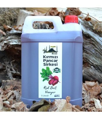 Tarihi Sultan Ahmet Baharatçısı Kırmızı Pancar Sirke 5 lt