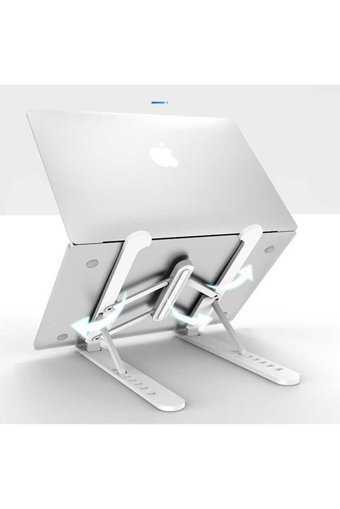 Canpay Katlanabilir Alüminyum Dikey Ayarlanabilir Taşınabilir Ayaklı Laptop Standı