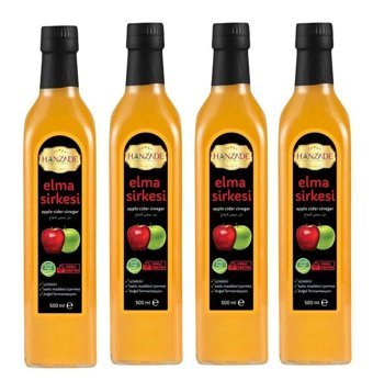 Hanzade Bitkisel Elma Sirke 4x500 ml