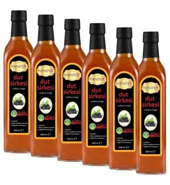 Hanzade Bitkisel Dut Sirke 6x500 ml