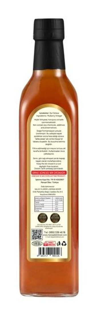 Hanzade Bitkisel Dut Sirke 6x500 ml
