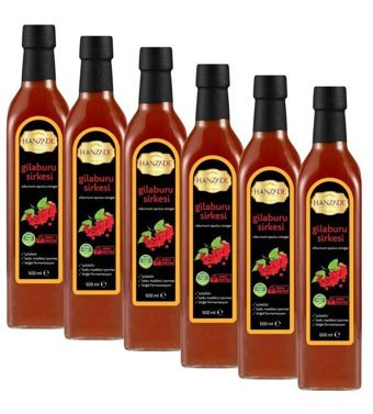 Hanzade Bitkisel Gilaburu Sirke 6x500 ml
