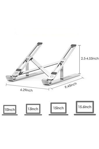 Conocer Katlanabilir Alüminyum Dikey Ayarlanabilir Taşınabilir Ayaklı Hareketli Laptop Standı