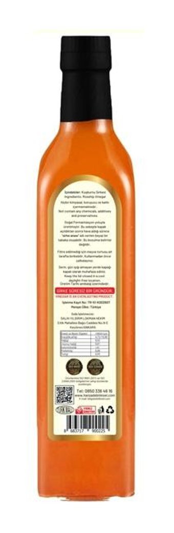Hanzade Bitkisel Kuşburnu Sirke 6x500 ml