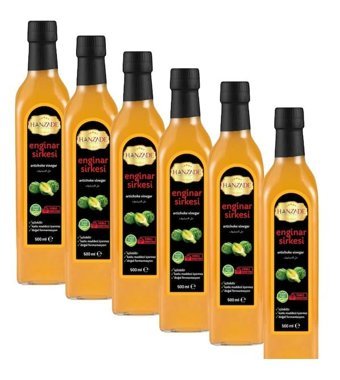 Hanzade Bitkisel Enginar Sirke 6x500 ml