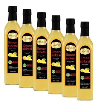 Hanzade Bitkisel Limon Sirke 6x500 ml