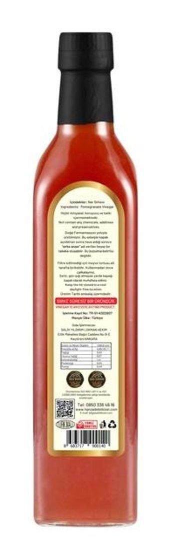 Hanzade Bitkisel Nar Sirke 500 ml