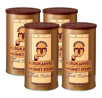 Kurukahveci Mehmet Efendi Sade Türk Kahvesi 4x500 gr