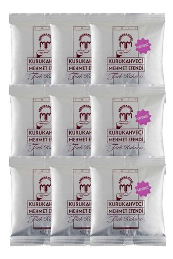 Kurukahveci Mehmet Efendi Kafeinsiz Türk Kahvesi 9x50 gr