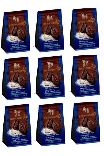 Kervansaray 7 Karışımlı Damla Sakızlı Türk Kahvesi 9x200 gr