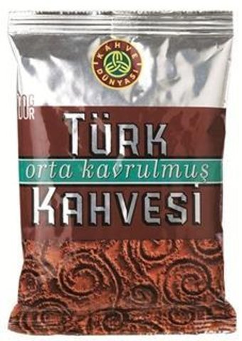 Kahve Dünyası Sade Orta Kavrulmuş Türk Kahvesi 24x100 gr