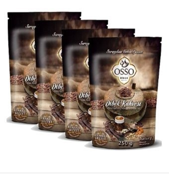 Osso Dibek Sade Türk Kahvesi 4x200 gr