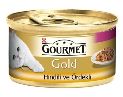 Purina Gourmet Gold Yetişkin Hindi-Ördek Yaş Kedi Maması 100 gr