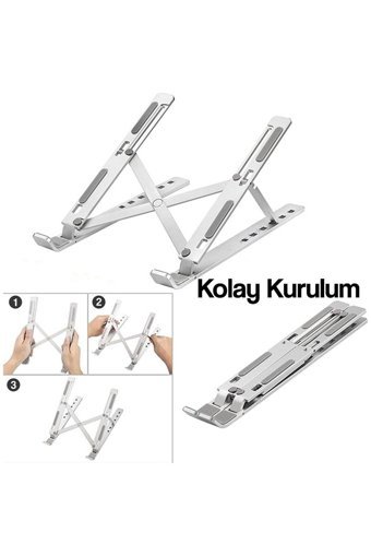 Torima Katlanabilir Alüminyum Dikey Ayarlanabilir Taşınabilir Ayaklı Hareketli Laptop Standı