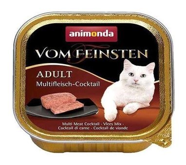 Animonda Vom Feinsten Yetişkin Karışık Etli Ezme Yaş Kedi Maması 100 gr
