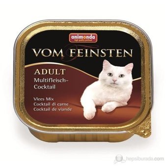 Animonda Vom Feinsten Yetişkin Karışık Etli Ezme Yaş Kedi Maması 100 gr