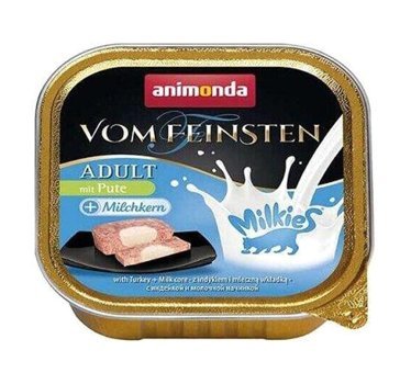 Animonda Vom Feinsten Yetişkin Hindi-Süt Yaş Kedi Maması 100 gr