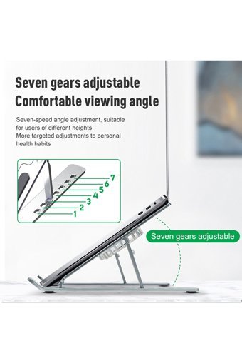 En Siga Katlanabilir Alüminyum Dikey Ayarlanabilir Soğutuculu Taşınabilir Ayaklı Hareketli RGB Laptop Standı