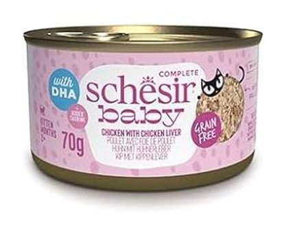 Schesir Yetişkin Tavuklu Yaş Kedi Maması 12x70gr