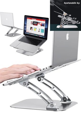 Westus C6 Katlanabilir Alüminyum Dikey Ayarlanabilir Taşınabilir Laptop Standı