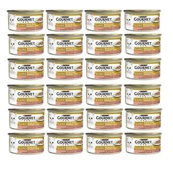 Purina Gourmet Gold Yetişkin Somon-Tavuk Soslu Yaş Kedi Maması 85 gr